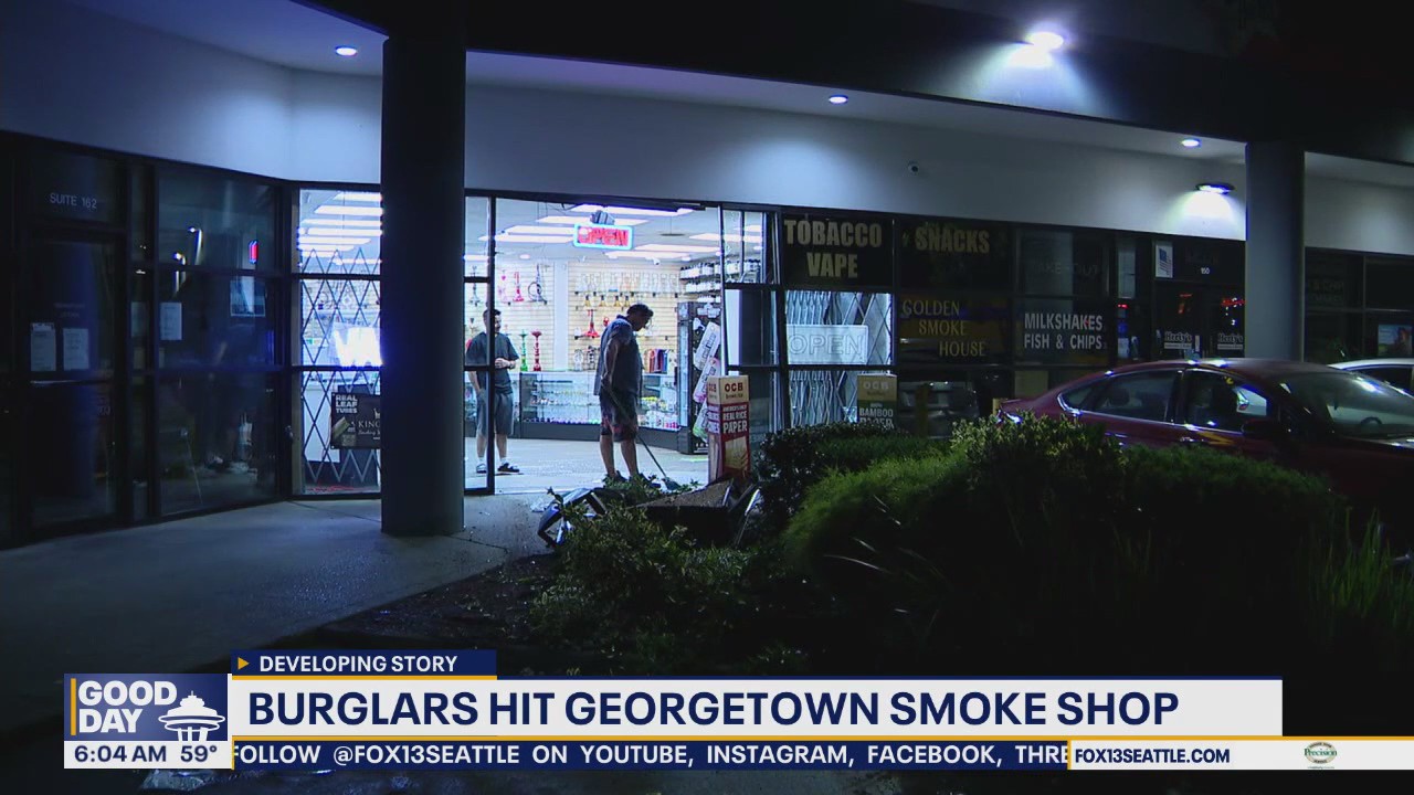 Burglars hit Seattle smoke shop