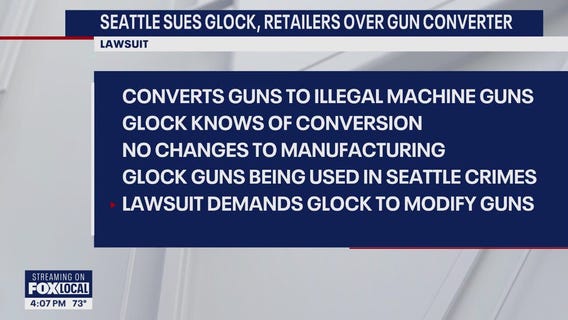 Seattle sues Glock, retailers over gun converter