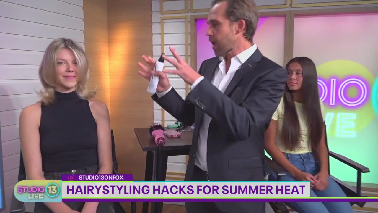 Hairstyling hacks for summer heat