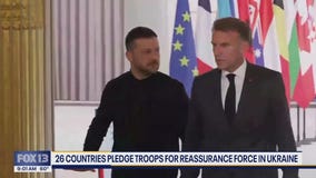 26 countries pledge troops for reassurance force in Ukraine