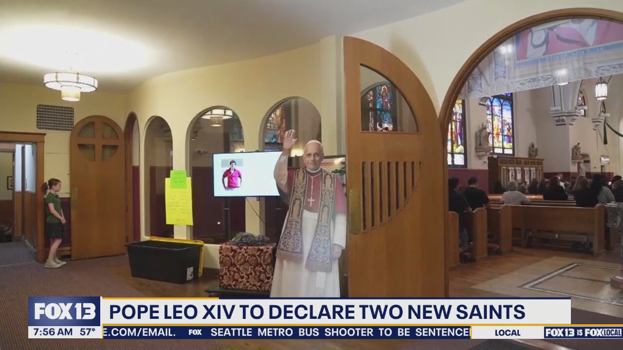 Pope to canonize two new saints