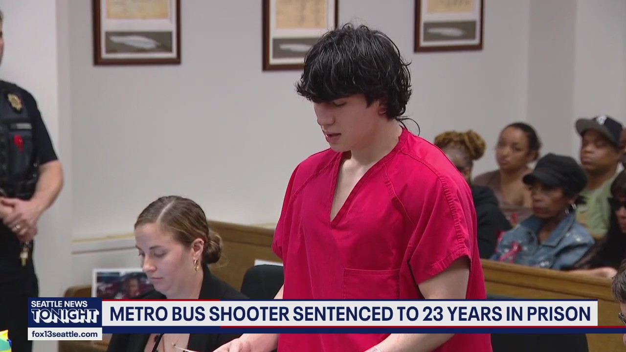 Teen sentenced to 23 years for deadly White Center bus shooting