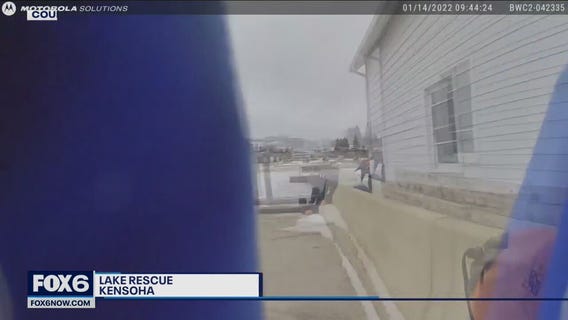 Kenosha lake rescue body camera video