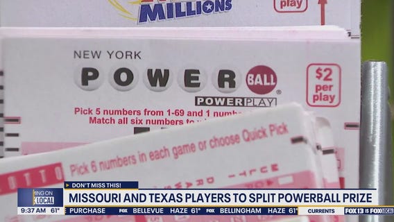 Two tickets split $1.8 Billion Powerball Jackpot