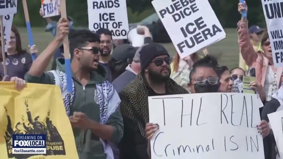 Thousands protest against Trump's troop deployment in U.S. cities