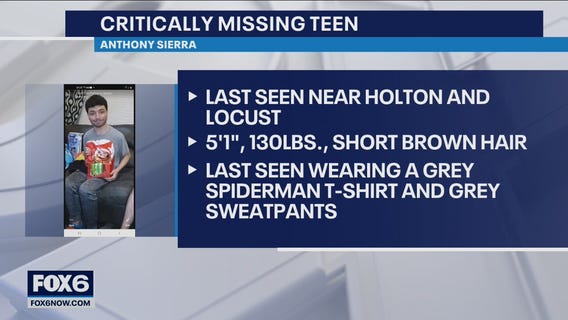 Milwaukee missing 16-year-old last seen near Holton and Locust