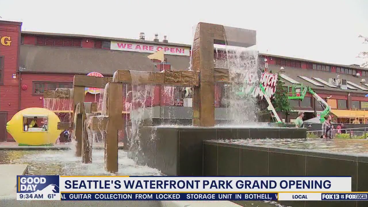 New Seattle Waterfront Park officially opens