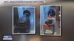 Watch: Thieves steal guitar collection from locked storage unit in Bothell