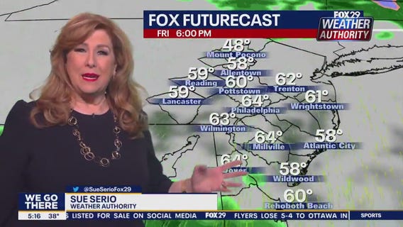 Weather Authority: Friday, 5 a.m. forecast