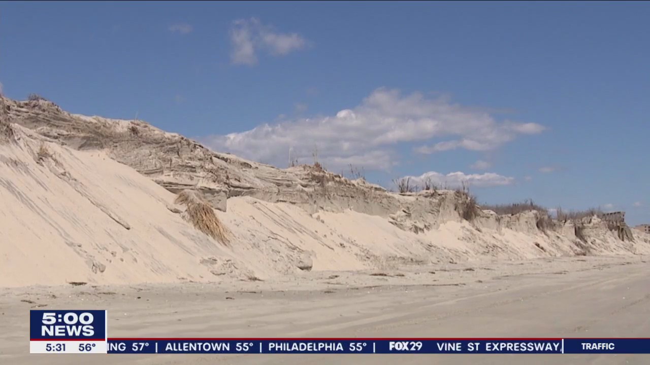 North Wildwood officials watch in frustration as beaches wash away and wait for state response