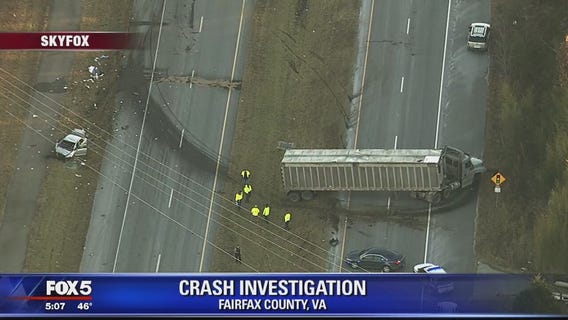 Tractor trailer involved in serious crash in Fairfax County
