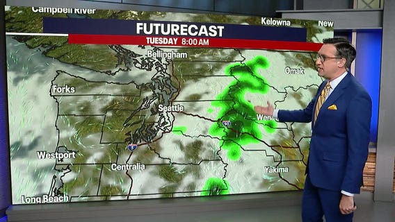 Seattle weather: Few degrees cooler for Tuesday