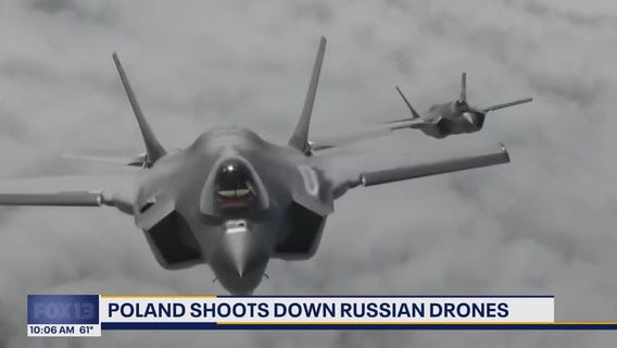 Poland shoots down Russian drones during Ukraine attack