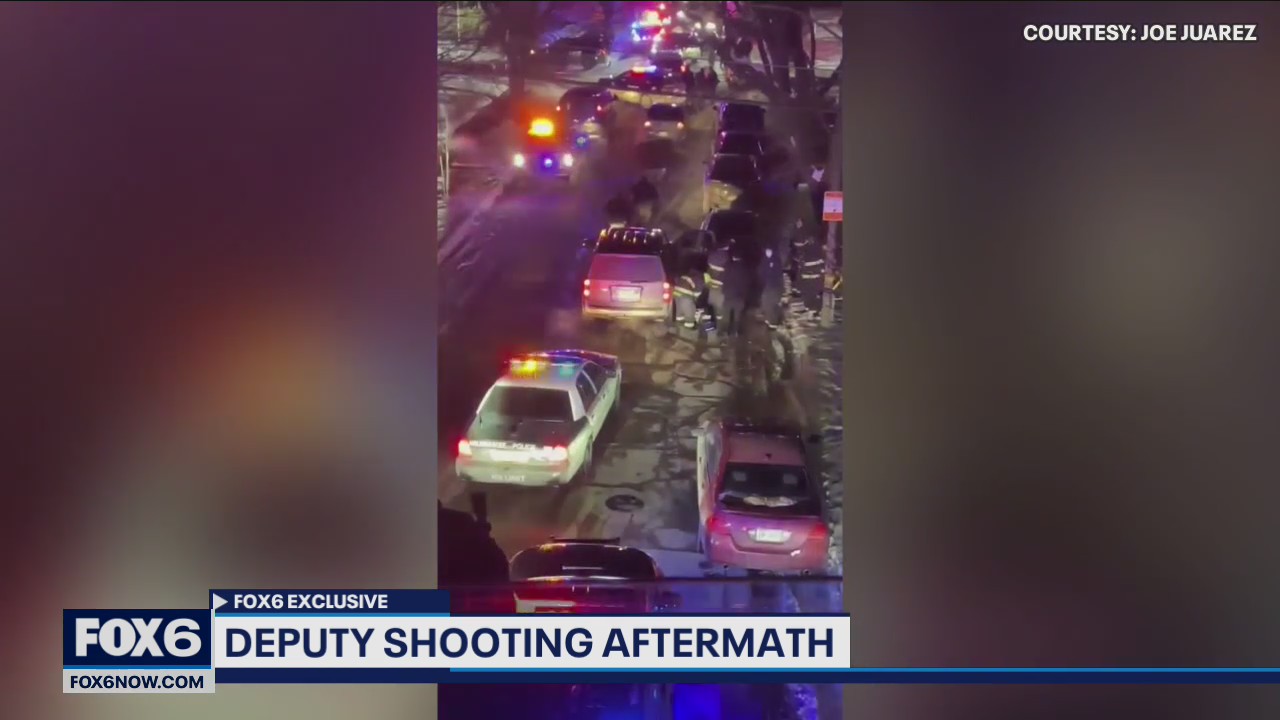 Milwaukee deputy shot, West Allis man witnessed aftermath