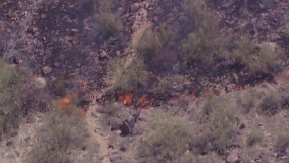 Crews put out brush fire on Shaw Butte Mountain