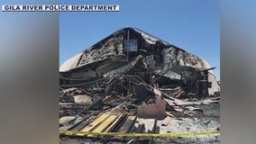 Suspicious fire investigation at old AZ middle school gym