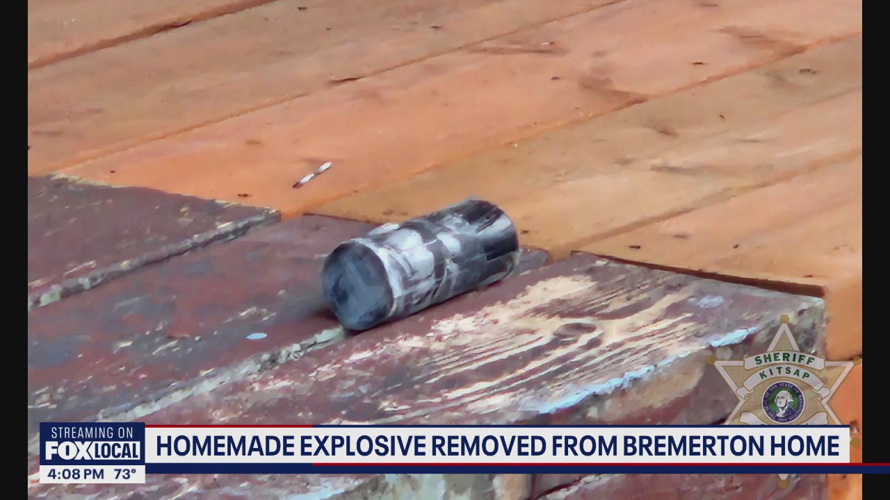 Homemade explosive removed from Bremerton home