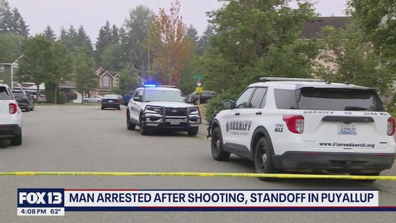 Man arrested after shooting, swat standoff in Puyallup, WA
