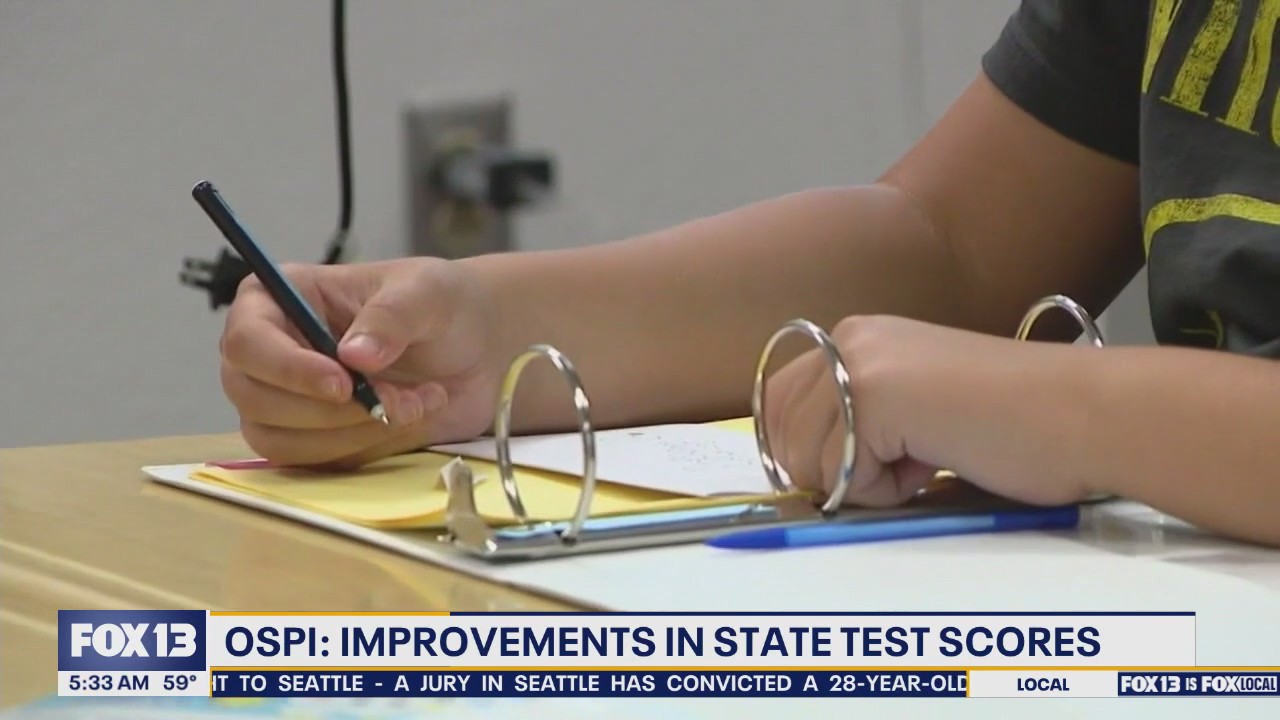 OSPI: Improvements in WA state test scores