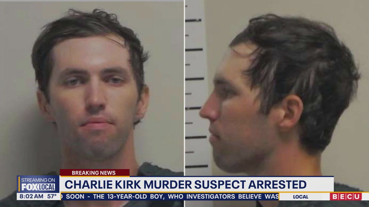 Charlie Kirk murder suspect arrested, Tyler Robinson mugshot released