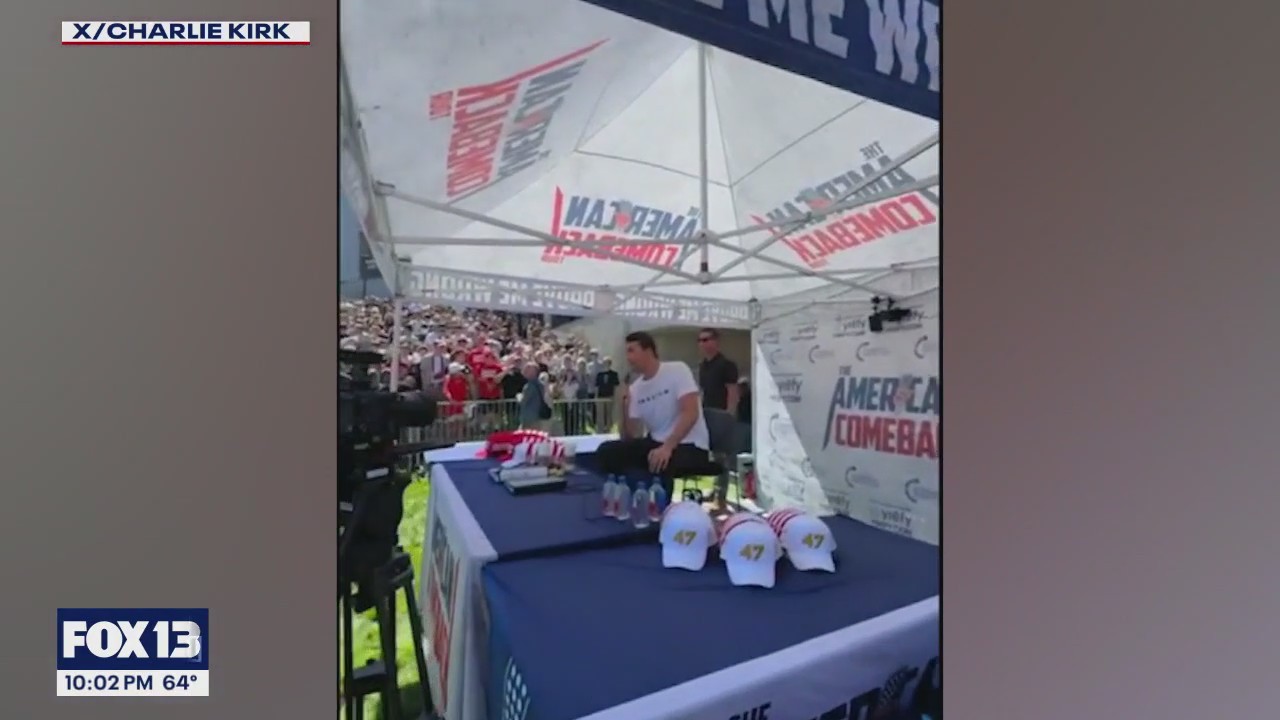 Search underway for gunman who killed Charlie Kirk