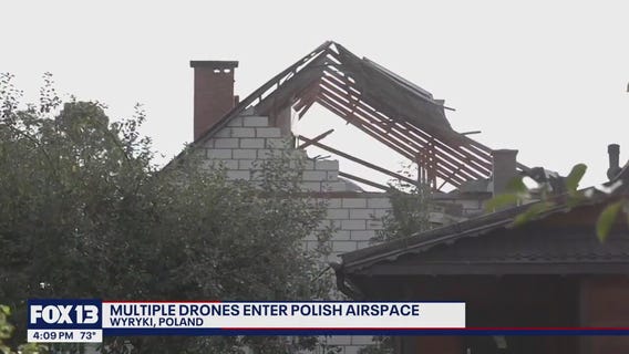 Multiple drones enter Polish airspace