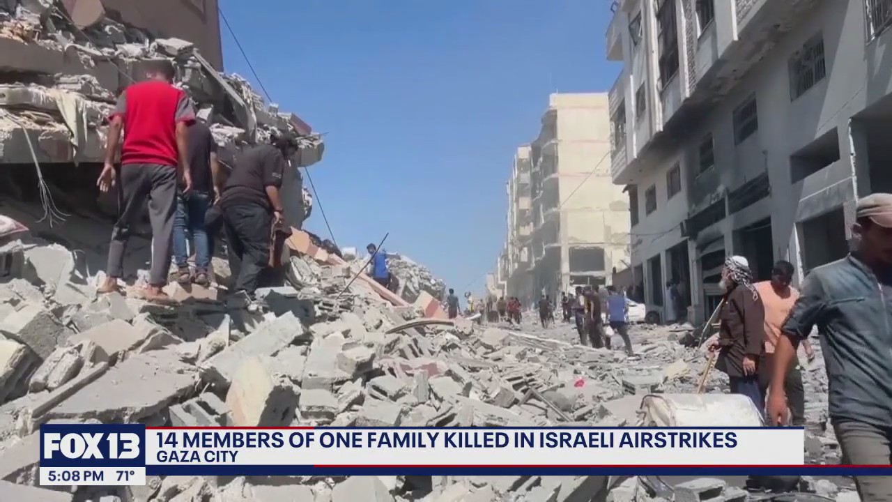 Israeli airstrikes kill dozens in Gaza