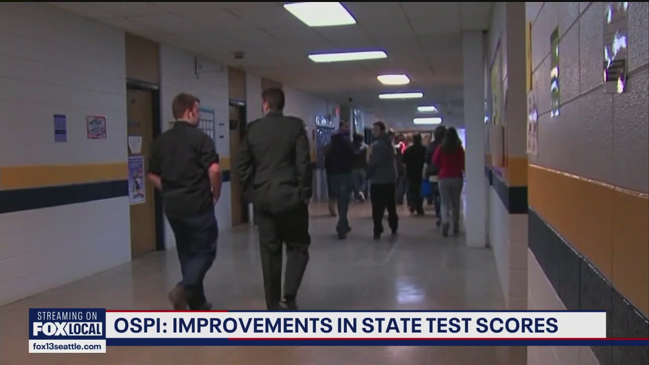 Washington students improve on state tests, but math scores need attention