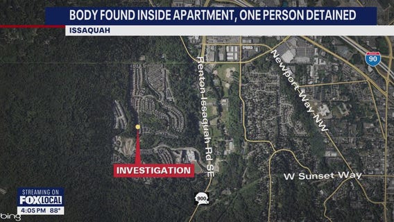 1 dead, 1 detained after apartment fire in Issaquah