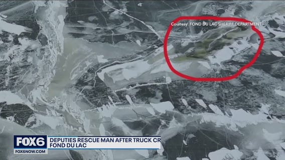 Truck through Lake Winnebago ice, resident survives