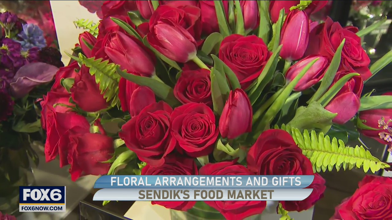Valentine's Day floral arrangements at Sendik's Food Market