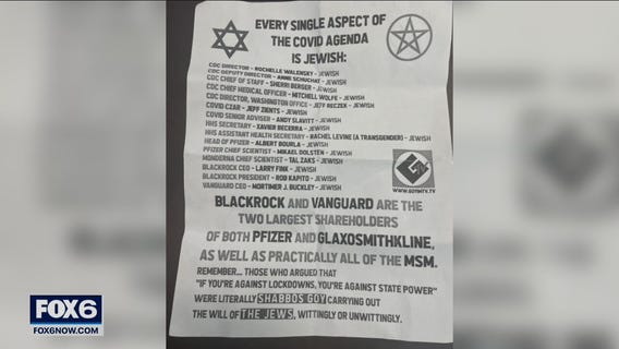 Kenosha anti-Semitic flyers suggest 'COVID related to Jews'