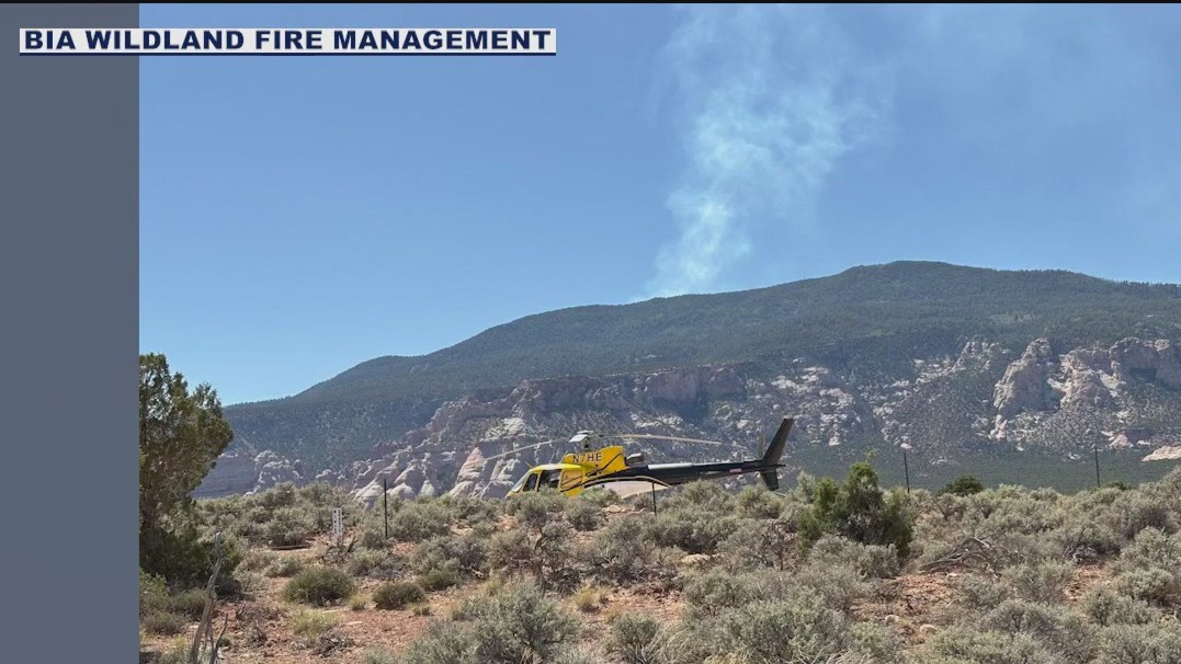 Bridge Creek fire: Over 2k acres burned on Navajo Mountain