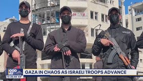 Gaza in chaos as Israeli troops advance