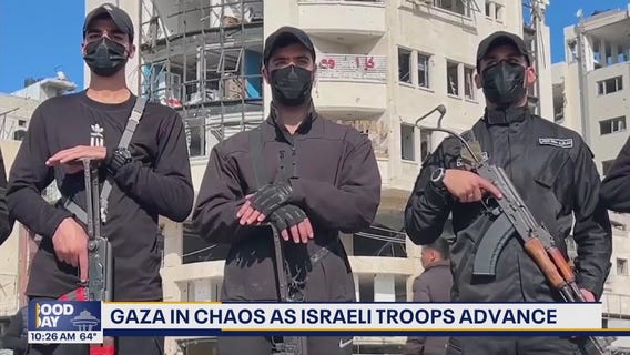 Gaza in chaos as Israeli troops advance