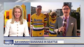 Savannah Bananas stop by Good Day Seattle
