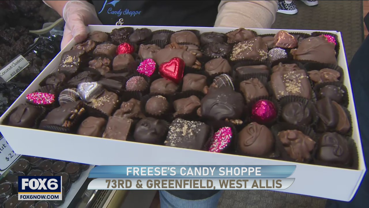 Valentine's Day treats from Freese's Candy Shoppe