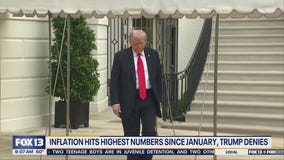 US inflation hits highest numbers since January, Trump denies
