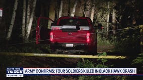 Four soldiers killed in JBLM black hawk crash