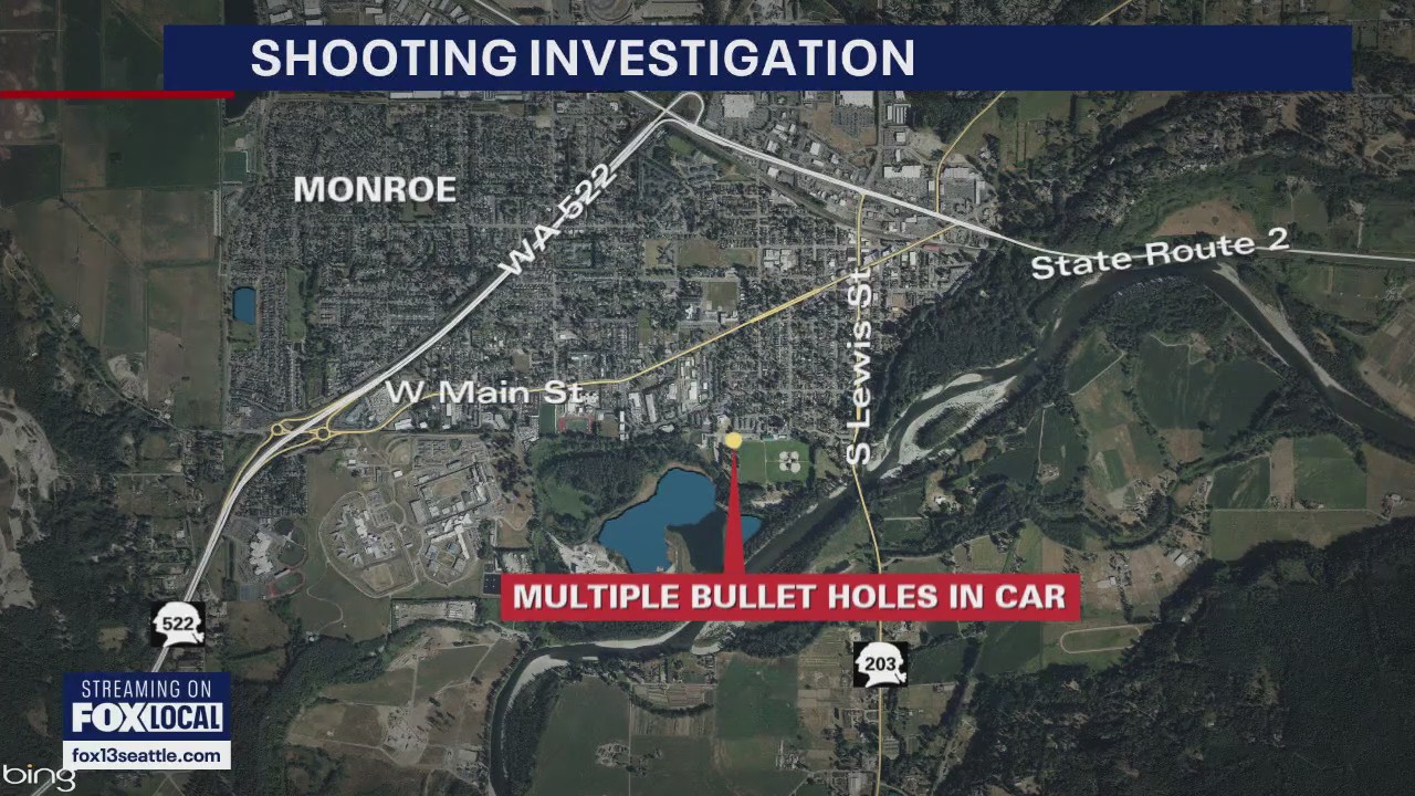Man hospitalized after shooting at Monroe, WA park