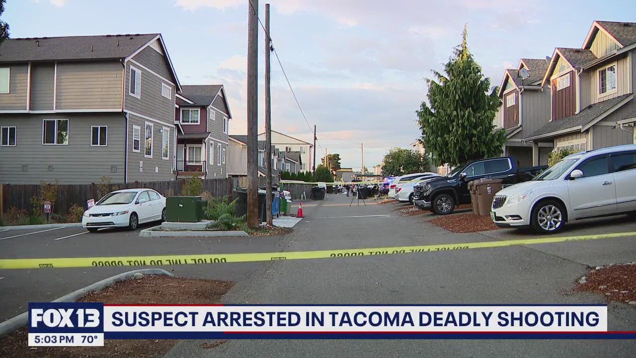 Suspect arrested in Tacoma deadly shooting | FOX 13 Seattle