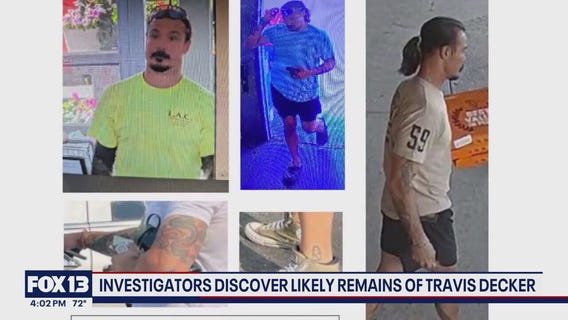 Travis Decker remains believed to be found, awaiting DNA test results