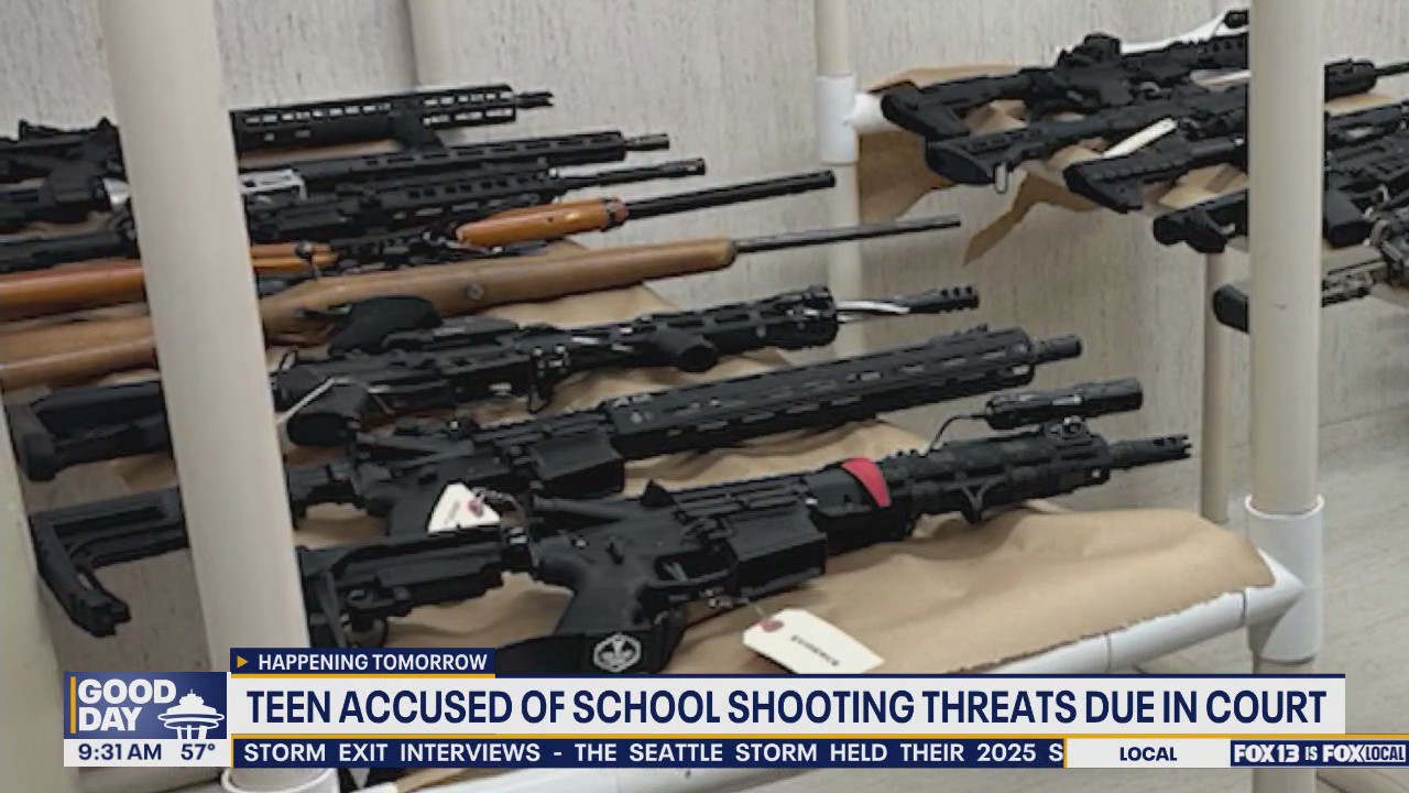 Teen accused of making school shooting threats to appear in Pierce County court
