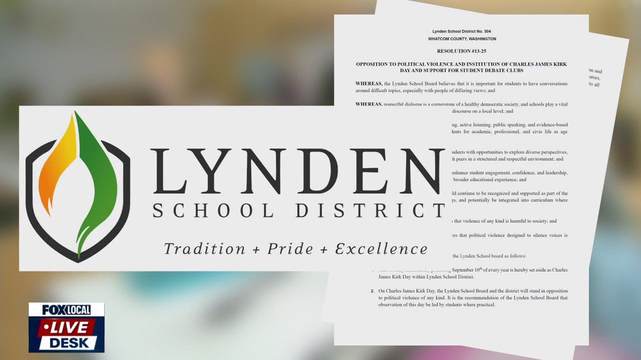 Lynden school board puts off vote on ?Charles James Kirk Day?