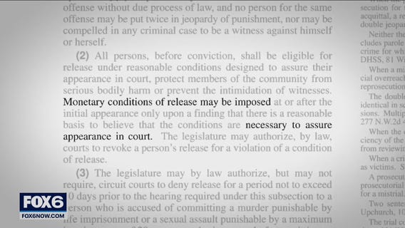 Wisconsin Assembly advances bail reform
