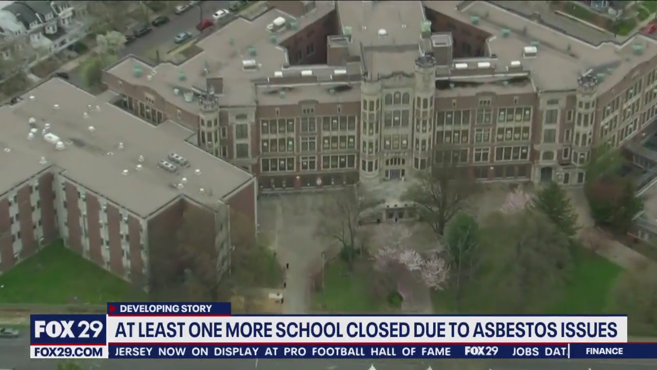 Mitchell School closing for the year due to asbestos; Frankford High closing 1 week for inspections