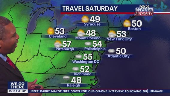 Weather Authority: 10 p.m. Friday forecast