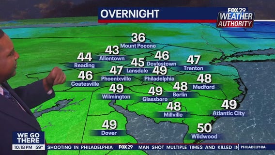 Weather Authority: 10 p.m. Thursday forecast
