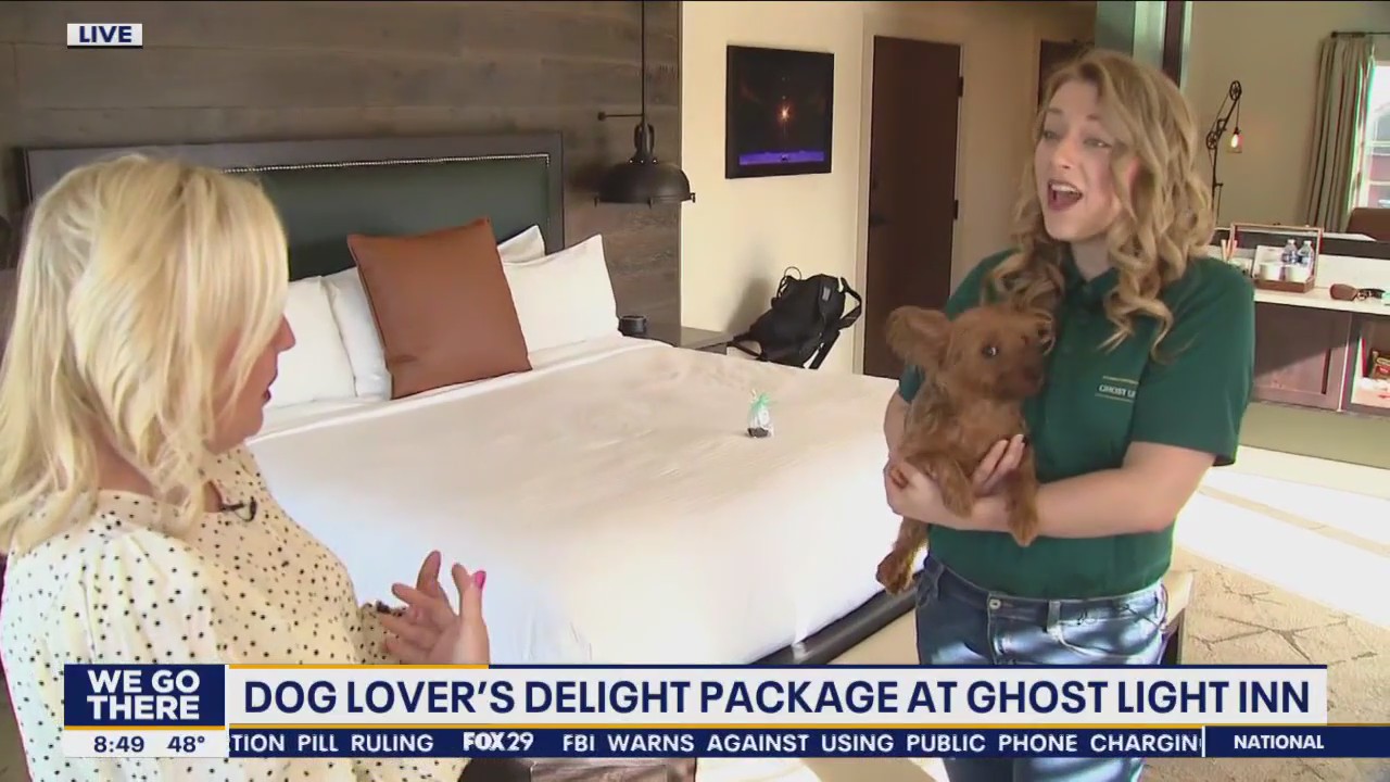 Ghost Light Inn offers Dog Lover's Delight Package all-year round