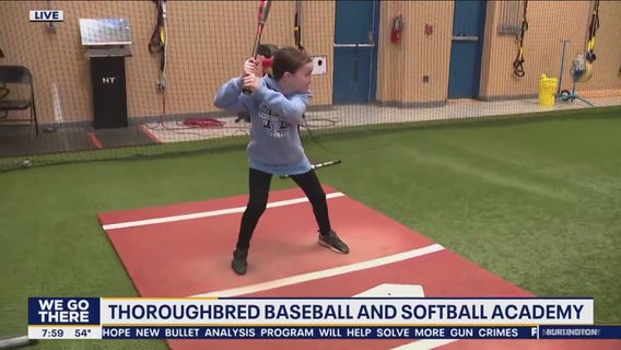 Kids get ultimate baseball training at Thoroughbred Baseball and Softball Academy